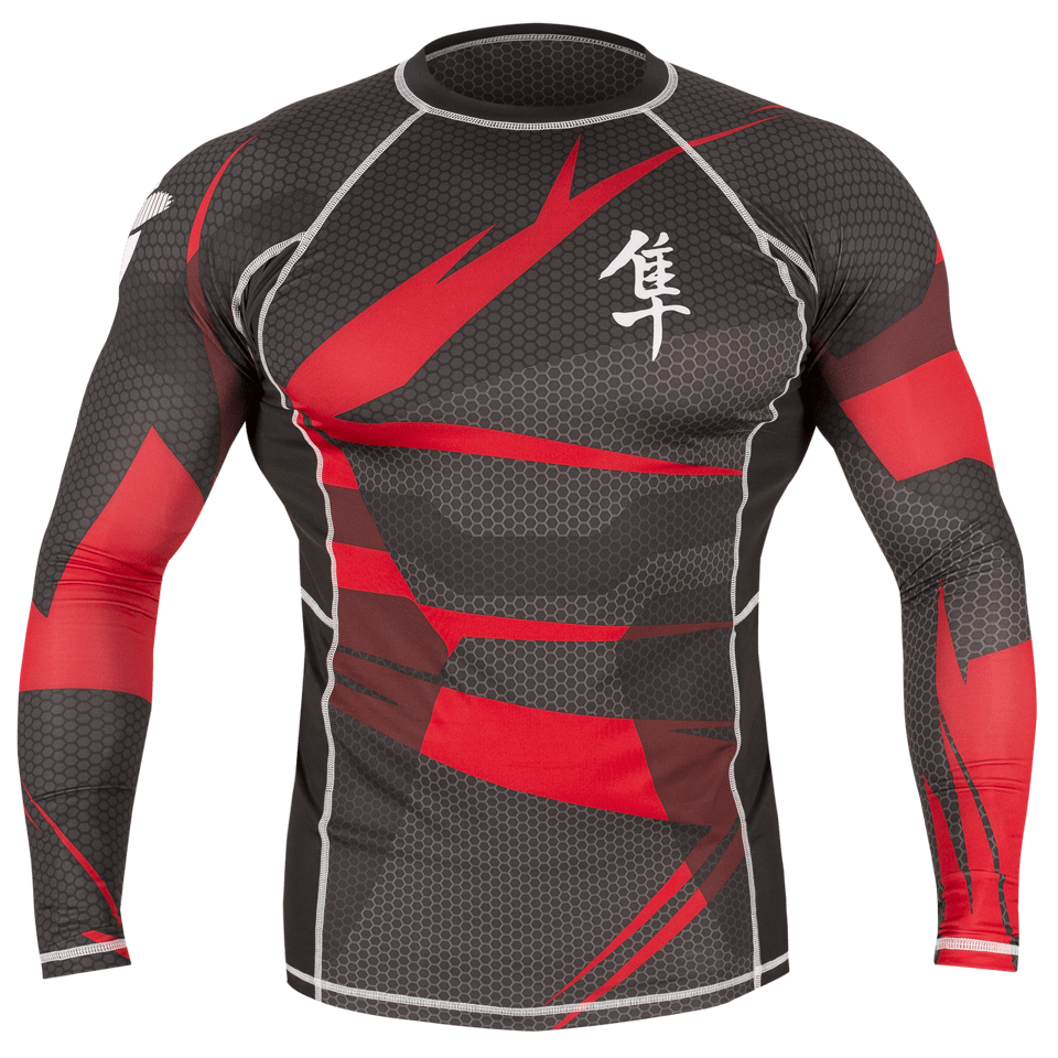 Рашгард Hayabusa Metaru Rashguard Black/Red L/S