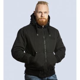  Мужская хлопковая куртка с капюшоном Adler черная Foersverd, фото 1 