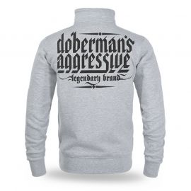  Толстовка на молнии без капюшона DOBERMAN'S AGGRESSIVE, фото 1 