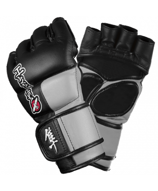  Перчатки ММА Hayabusa Tokushu 4oz MMA Gloves Black/Slate Grey, фото 1 