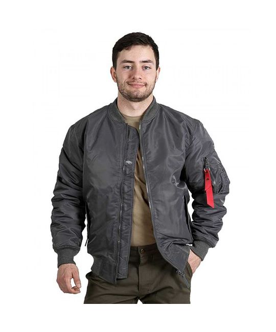  Куртка Мужская MA-1 Grey Сhameleon, фото 2 