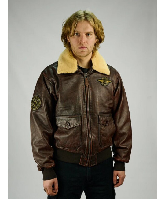  Мужской кожаный пилот Red Tornado Foersverd, фото 2 