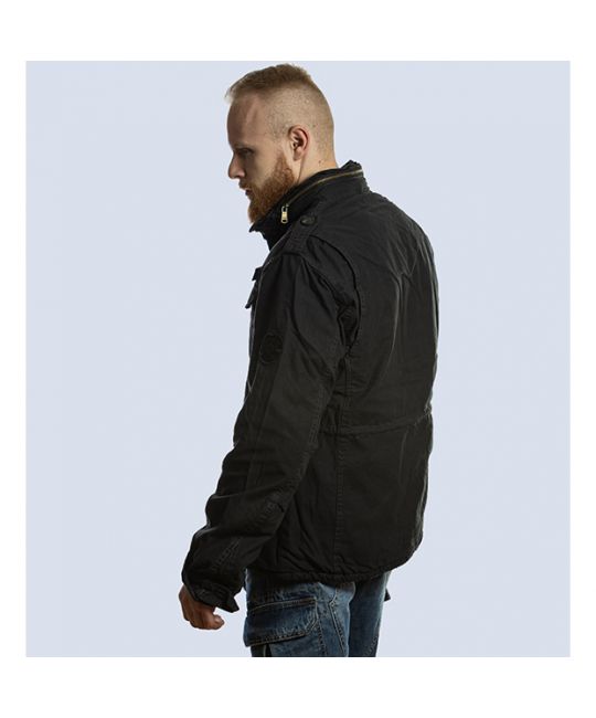  Мужская хлопковая куртка Jaeger черная Foersverd, фото 3 