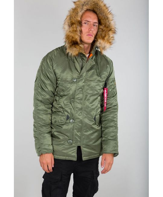  Аляска Slim Fit N-3B Parka Alpha Industries, фото 9 