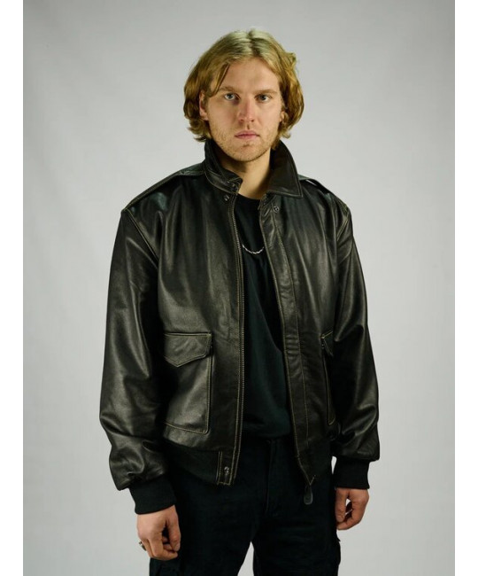  Летная кожаная куртка A-2  Corsair Foersverd, фото 2 