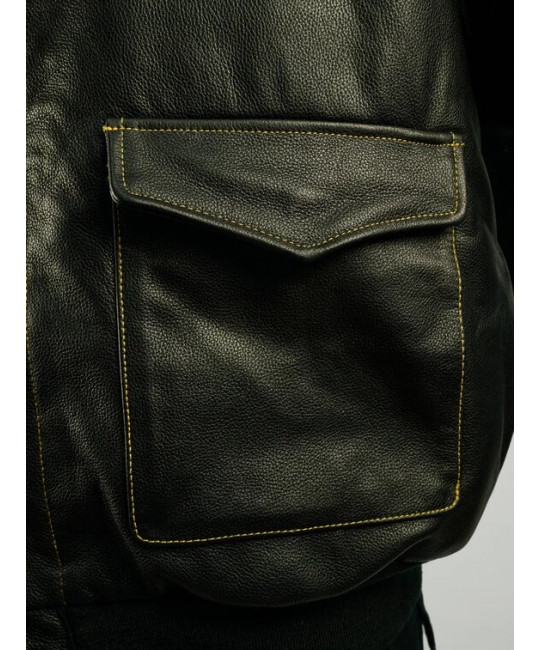  Летная кожаная куртка A-2  Corsair Foersverd, фото 7 