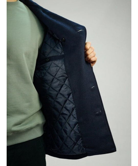  Морской бушлат Peacoat (Long)синий Foersverd, фото 9 